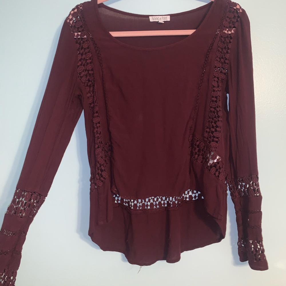 Patrons of Peace Lace Top